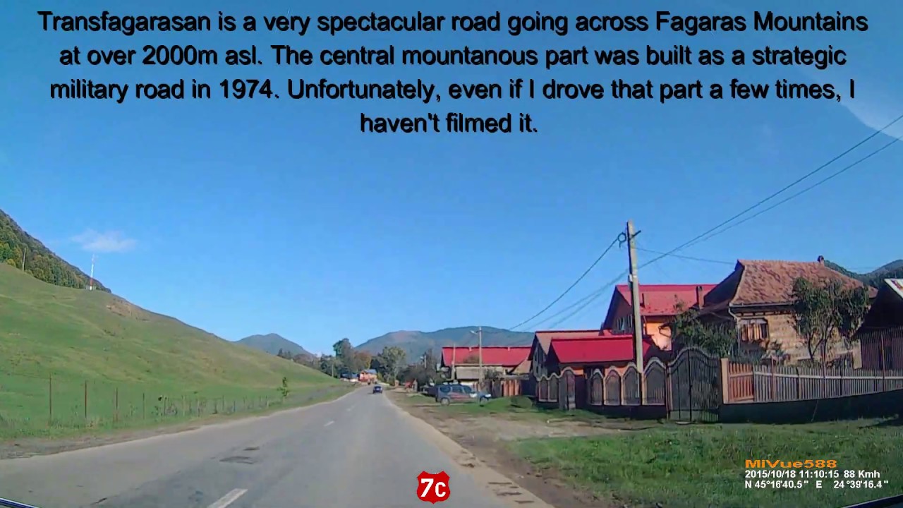 Romania: DN7C Curtea de Arges - Vidraru Dam