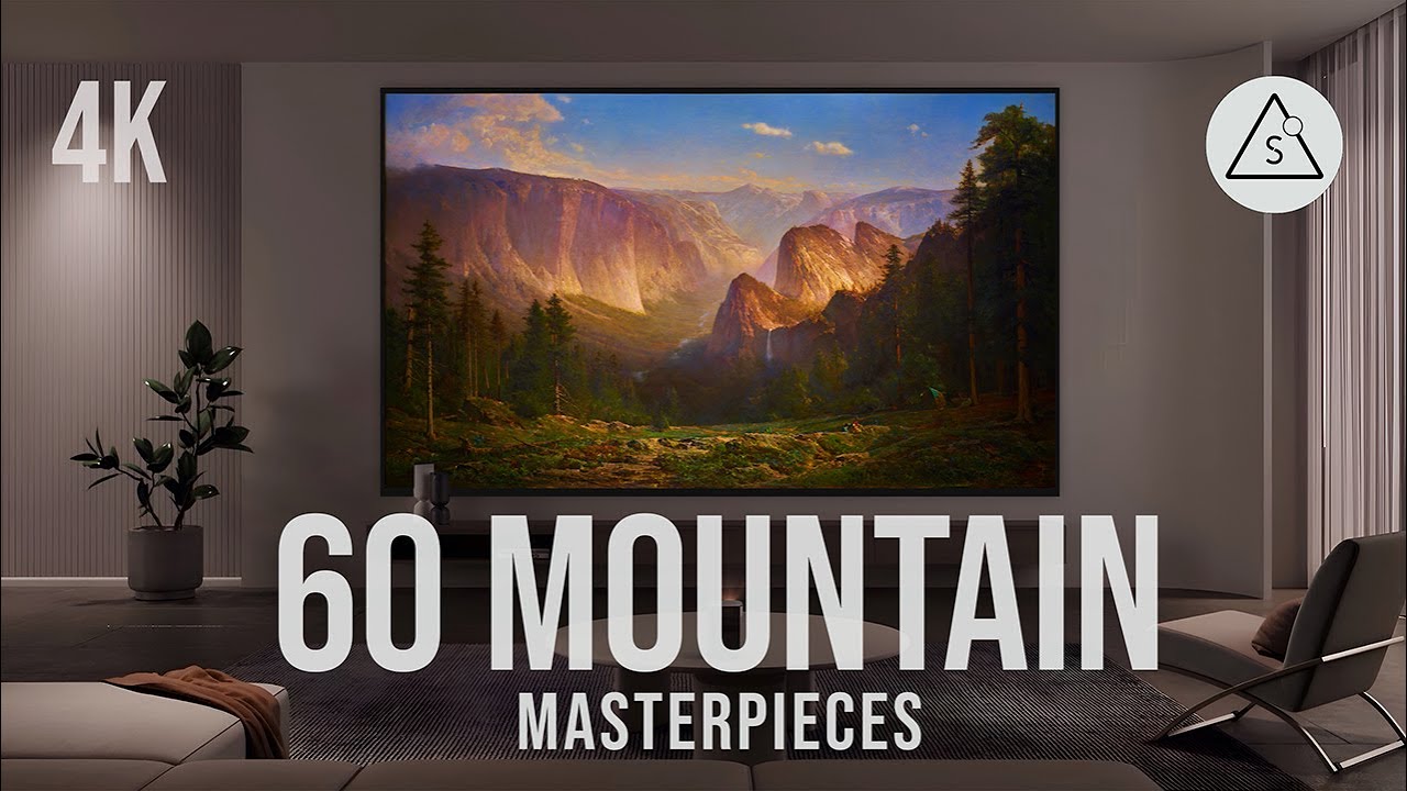 【ArtSonata】60 Mountain Landscape Masterpieces △ 4K Live Screensaver For Your TV Display △ No Sound