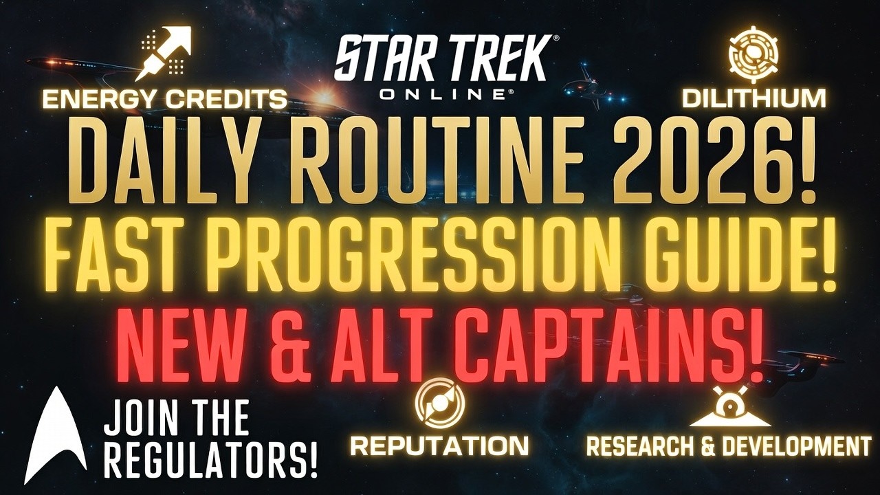 Star Trek Online New Player Daily Routine Max Progression Fast! #sto  #startrekonline