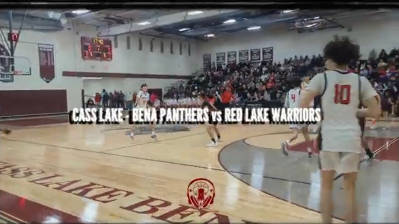Packed Gym in Cass Lake for Rivalry Matchup! Cass Lake-Bena hosts the Red Lake Warriors!