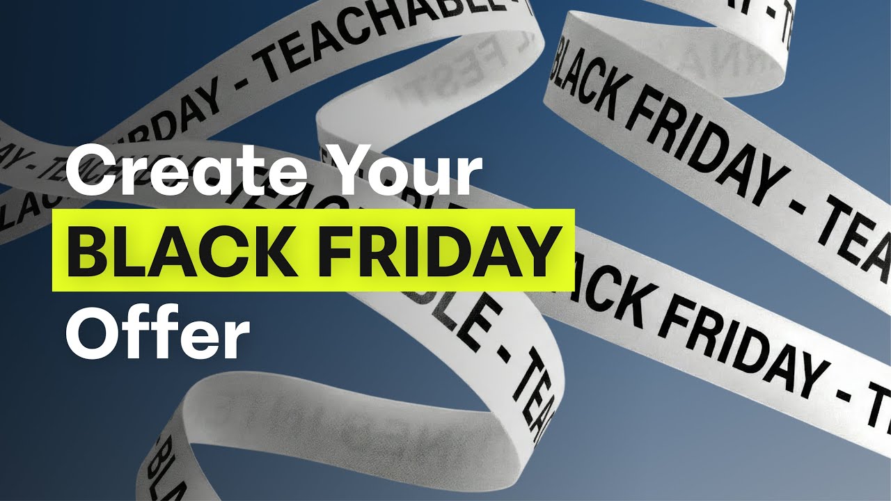 How to Create Your Black Friday Offer Live (Full Webinar)