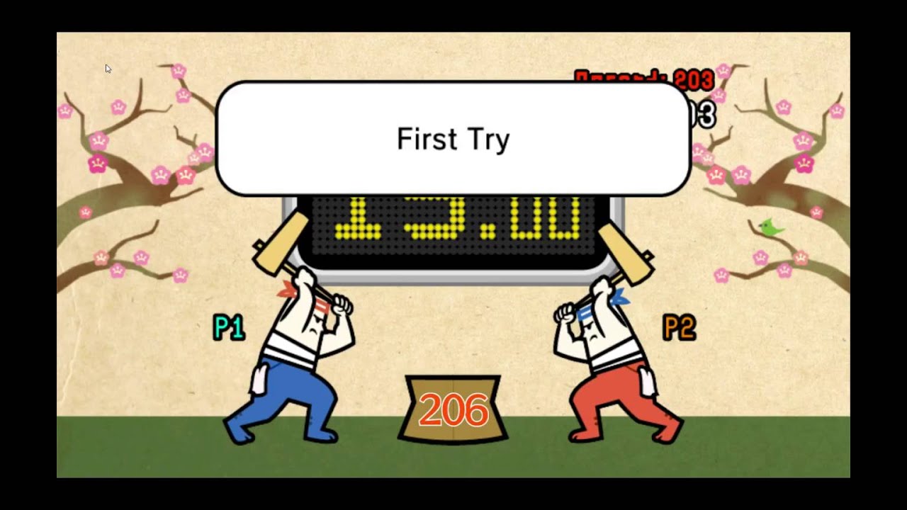 Rhythm Heaven Mochi Pounding Score 230