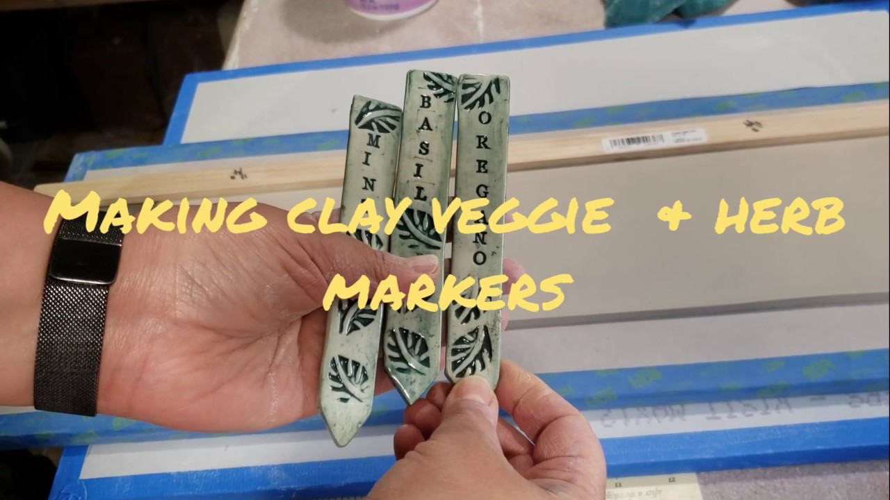 How to Make Veggie & Herb Markers Out of Clay