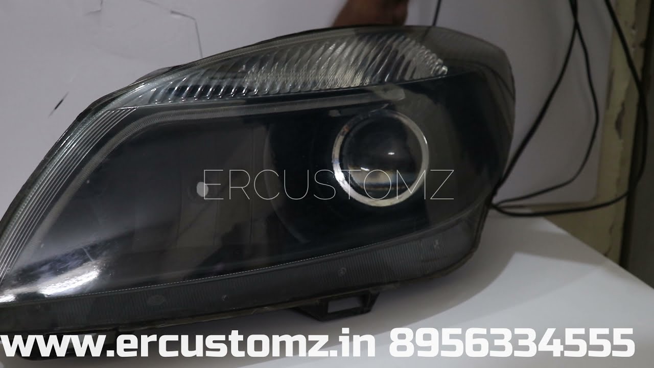 Skoda rapid projector headlight upgrade For Buy +918956334555