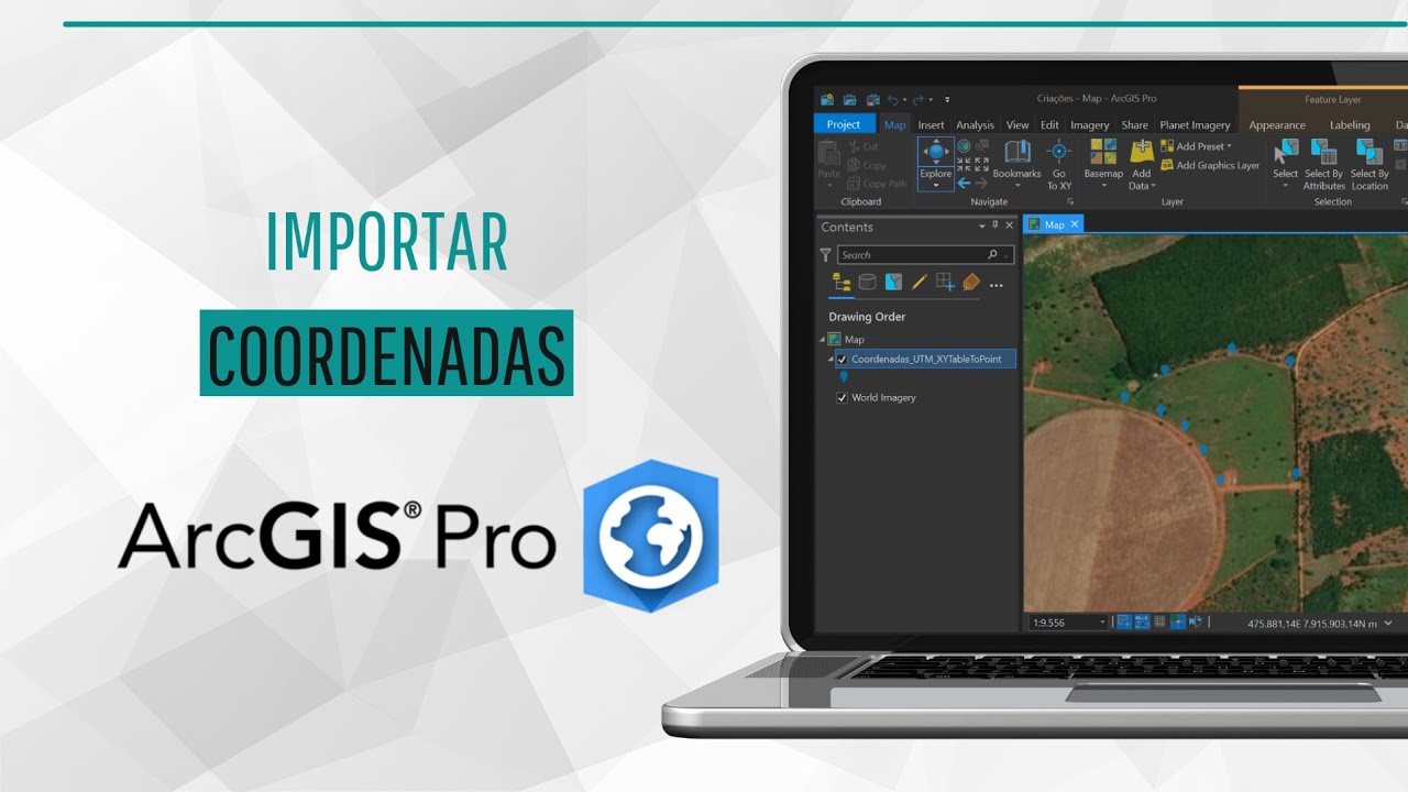 Importar Coordenadas no ArcGIS Pro