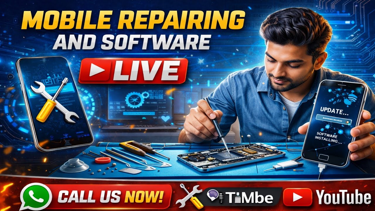 Mobile Repairing & Software Live | Mobile Repair Solution | Flashing, Unlock & Software Update Live