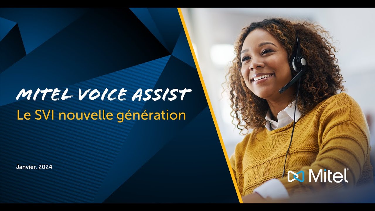 Mitel Voice Assist : Le SVI nouvelle génération