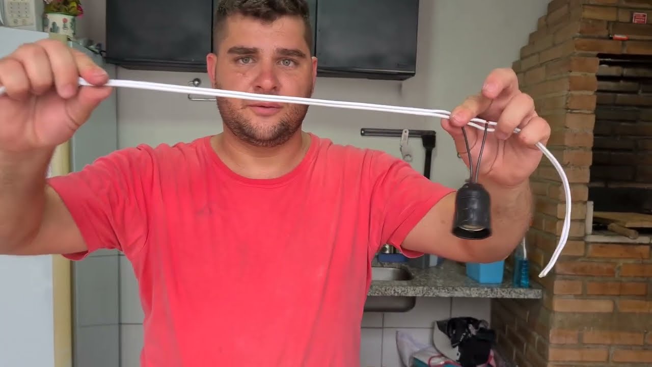 Como fazer varal de luz