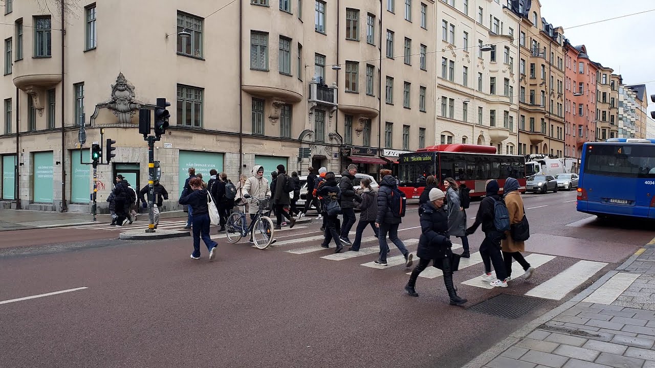 Sweden - Walking in Stockholm 4K | Södermalm | Zinkensdamm to Hornstull 