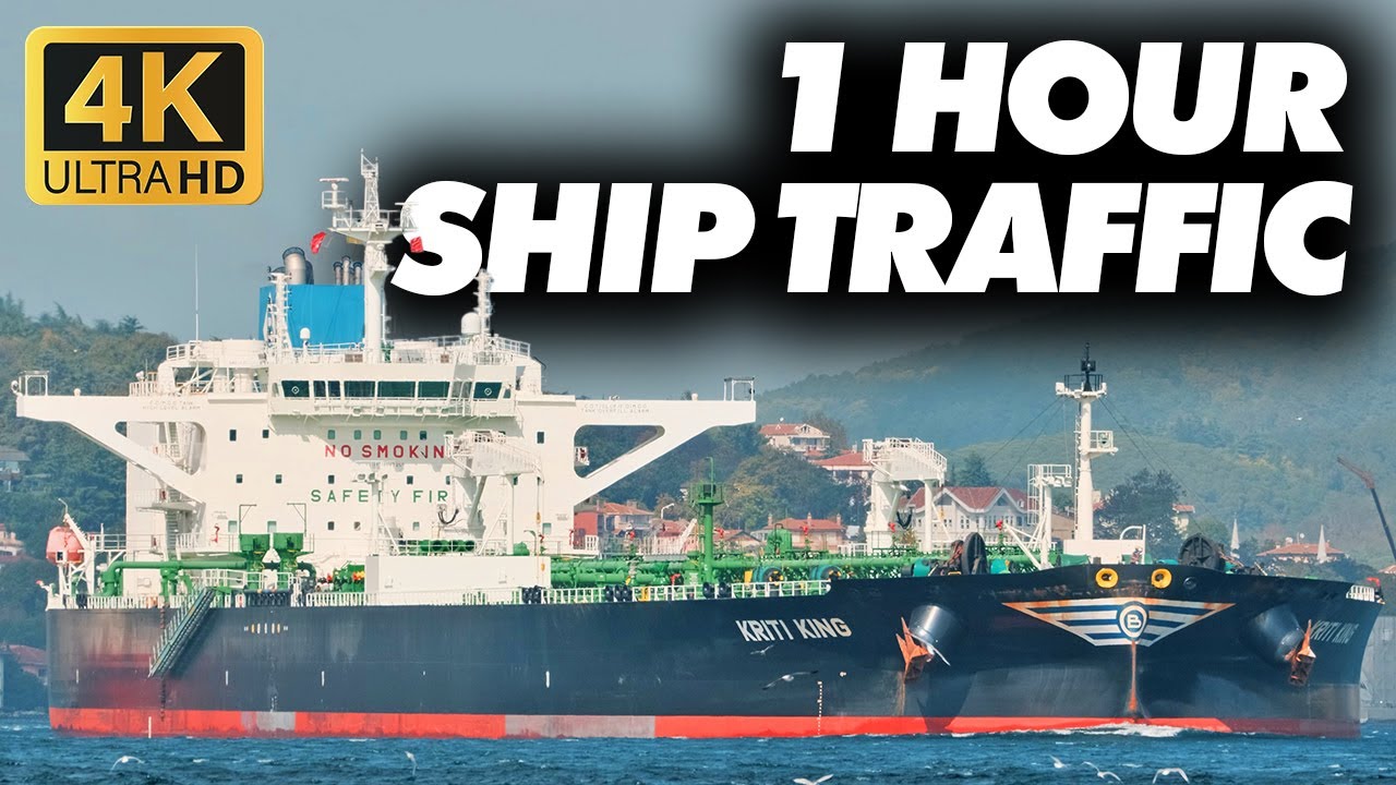 Ship Spotting & Relax Music | 1 Hour Bosphorus Marine Traffic!