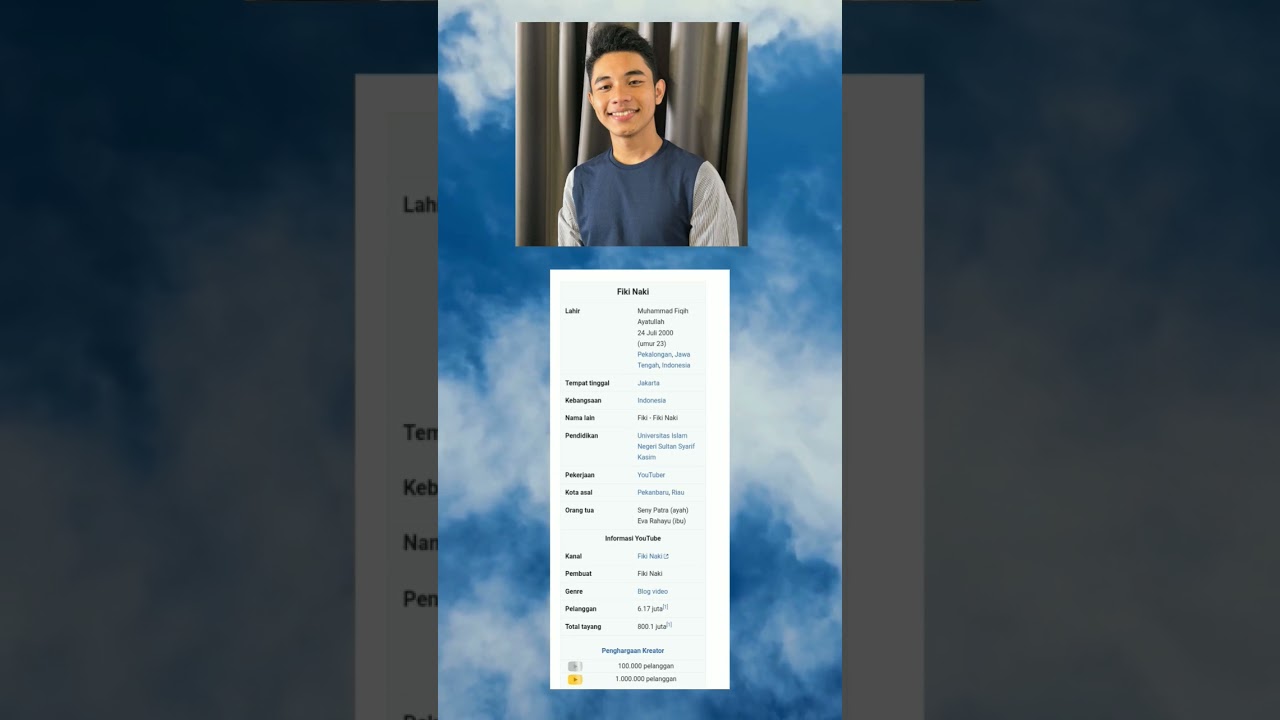 biodata fiki naki #fikinakiupdate #fikinakii #fikinakidantugba