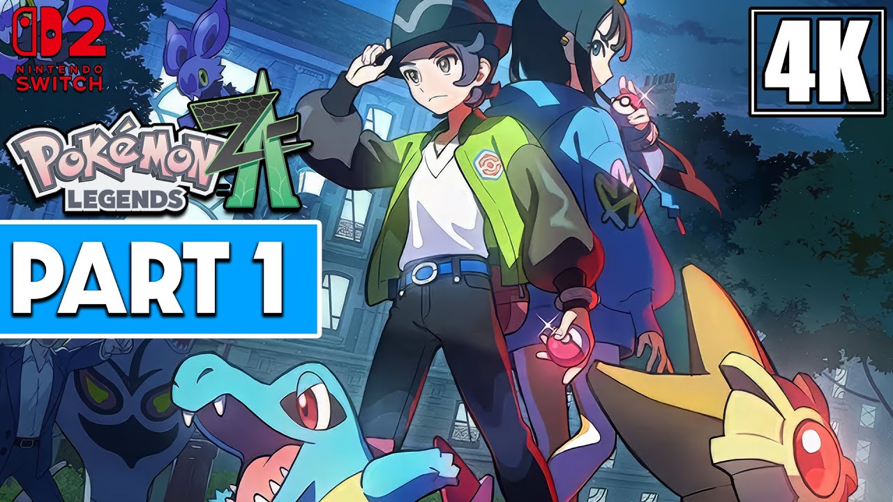 POKEMON LEGENDS ZA Gameplay Walkthrough Part 1 [4K 60FPS SWITCH 2] - No Commentary