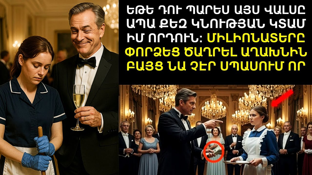 Եթե դուք պարեք վալս, կամուսնանաք իմ որդու հետ։ Ծիծաղեց միլիոնատերը։ Բայց սպասուհին չեմպիոն էր...