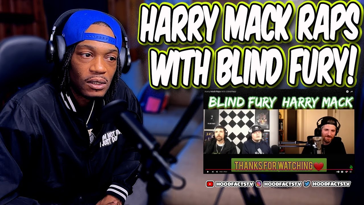 HoodFacts TV Reacts to Harry Mack Raps With Blind Fury!