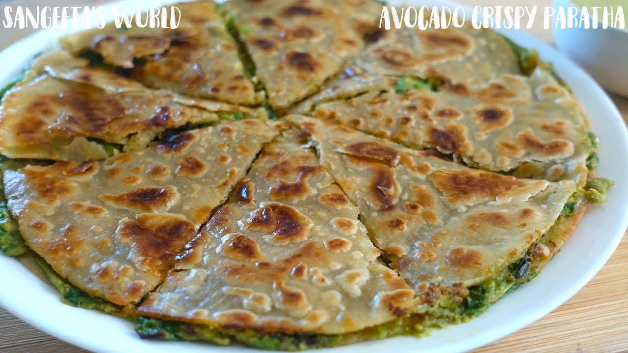 New Way Crispy Crunchy 3-Layer Avocado Paratha • #AvocadoParatha • Sangeeta's World