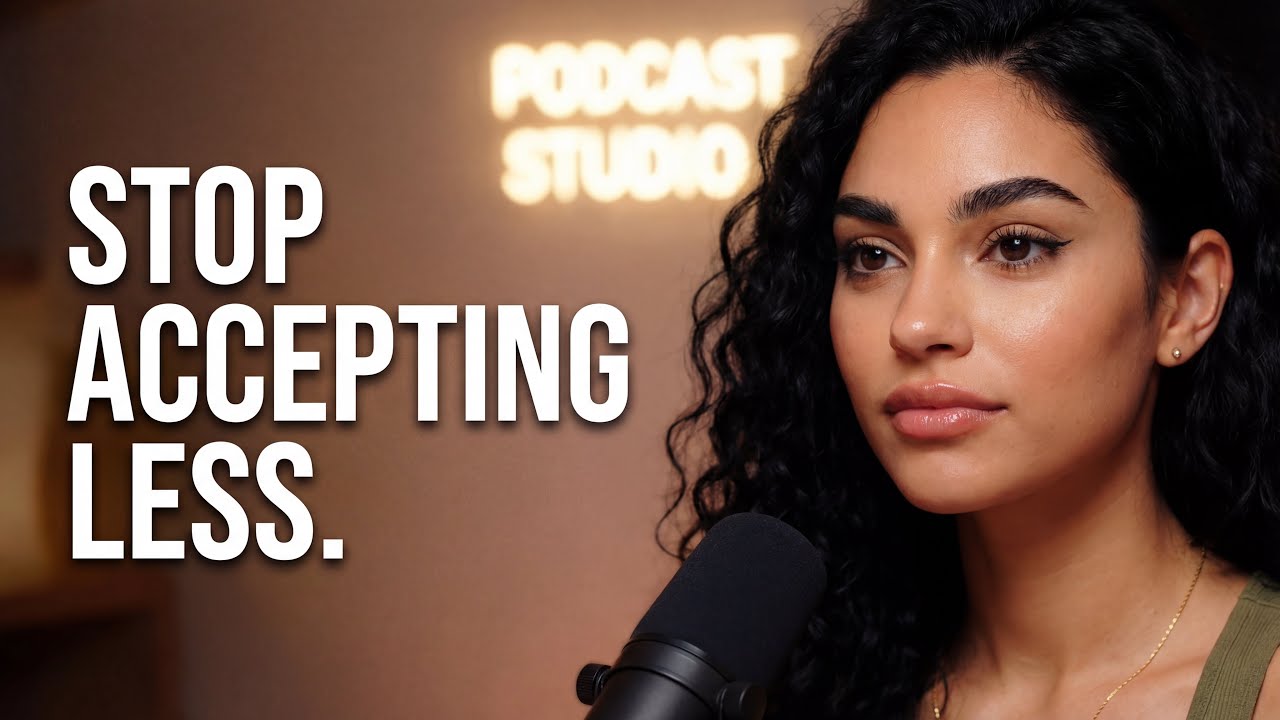 Stop accepting less than you deserve.