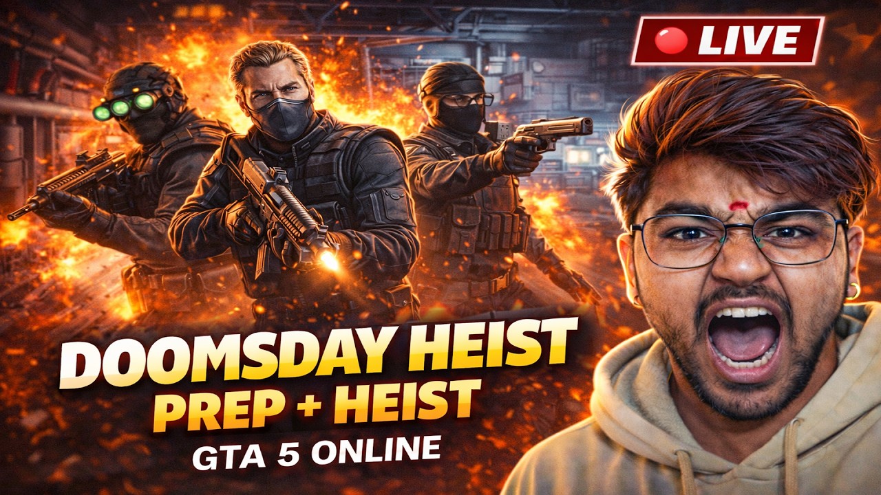 🔴 LIVE NOW 🔥 Biggest Doomsday Heist with Friends | GTA Online Hindi  #gta #gta5 #gtav #gtaonline