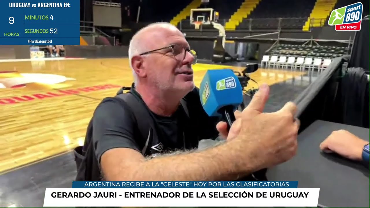 JAURI EN LA PREVIA DEL PARTIDO FRENTE ARGENTINA - PURO BÁSQUETBOL