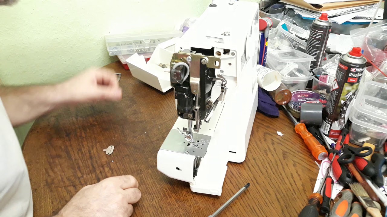 Privileg Nähmaschine - Modell 1510 - Maschine ausbauen - صيانة ماكينة