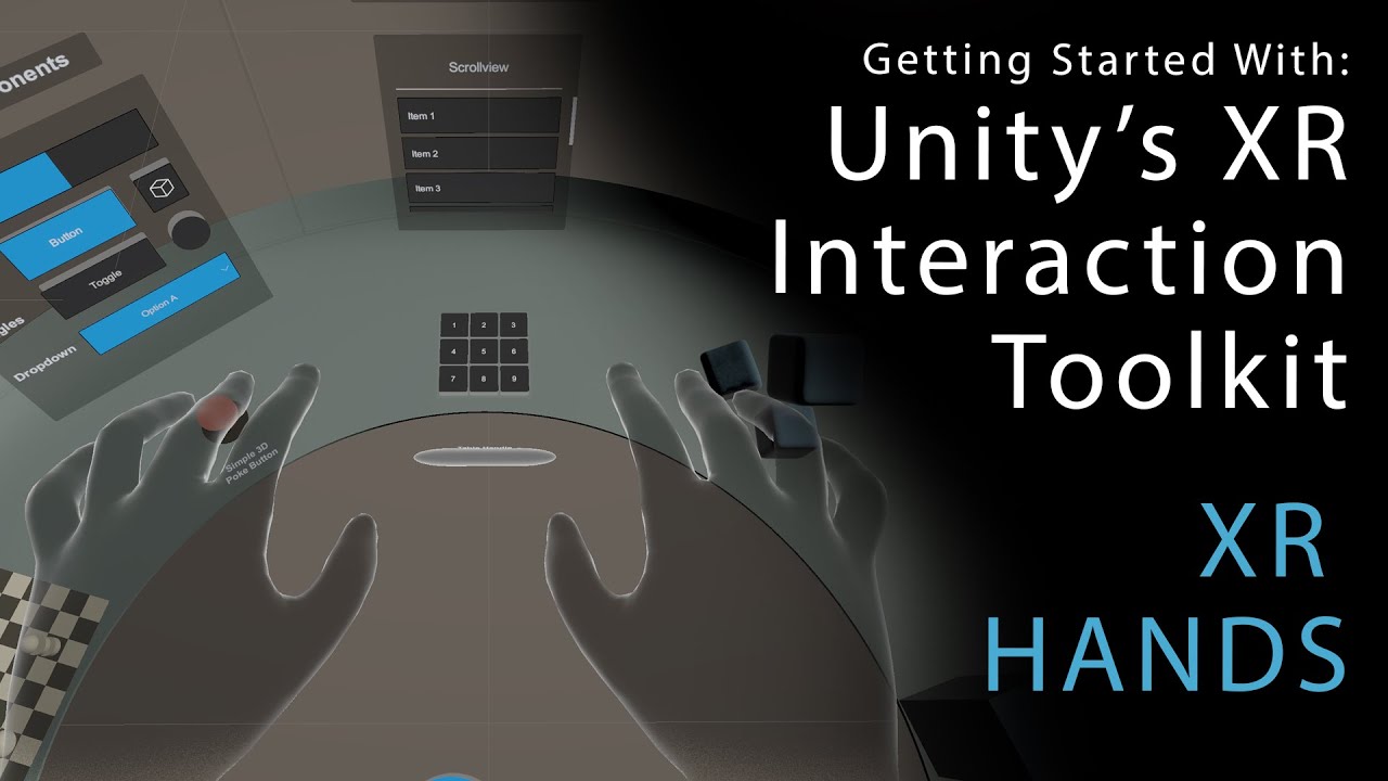 XR Hands — настройка XR-сцены в Unity 6