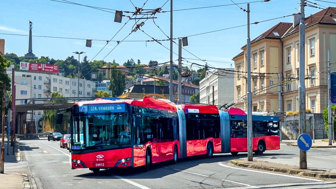Троллейбусы в Братиславе, Словакия 🇸🇰 | 2025