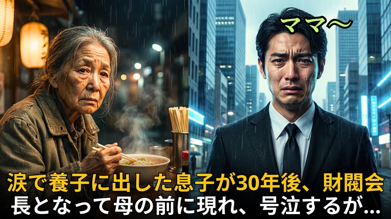涙で養子に出した息子が30年ぶりに、財閥会長となって母の前に現れ、号泣するが…｜人生の教訓｜オーディオブック