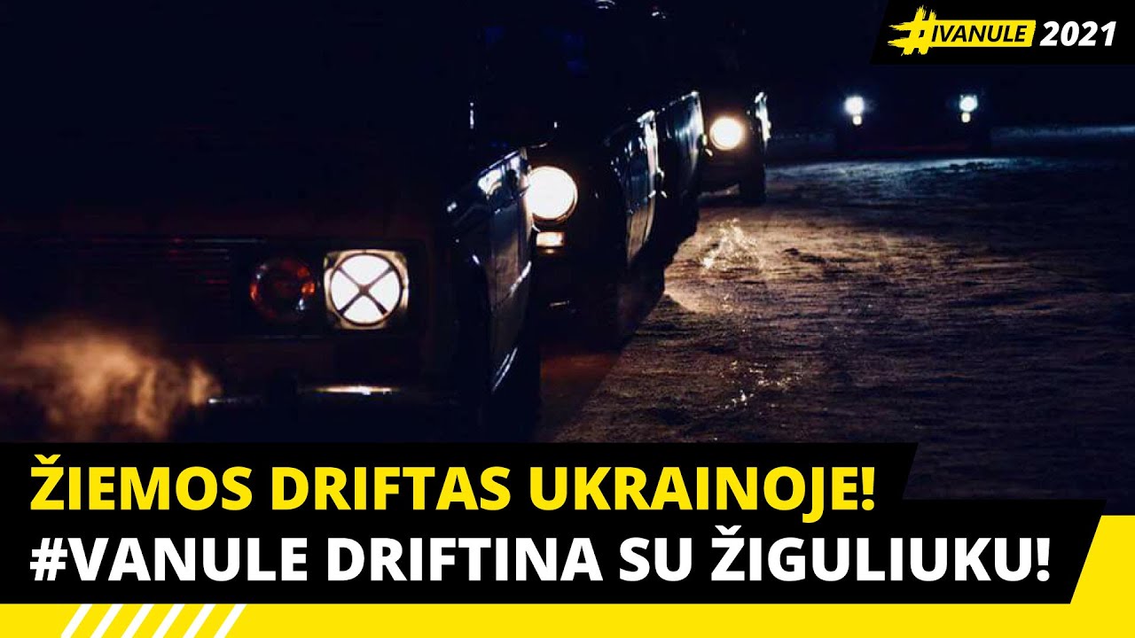 Žiemos driftas Ukrainoje! Žigulio build projektas per 24h (Lietuviški subtitrai)
