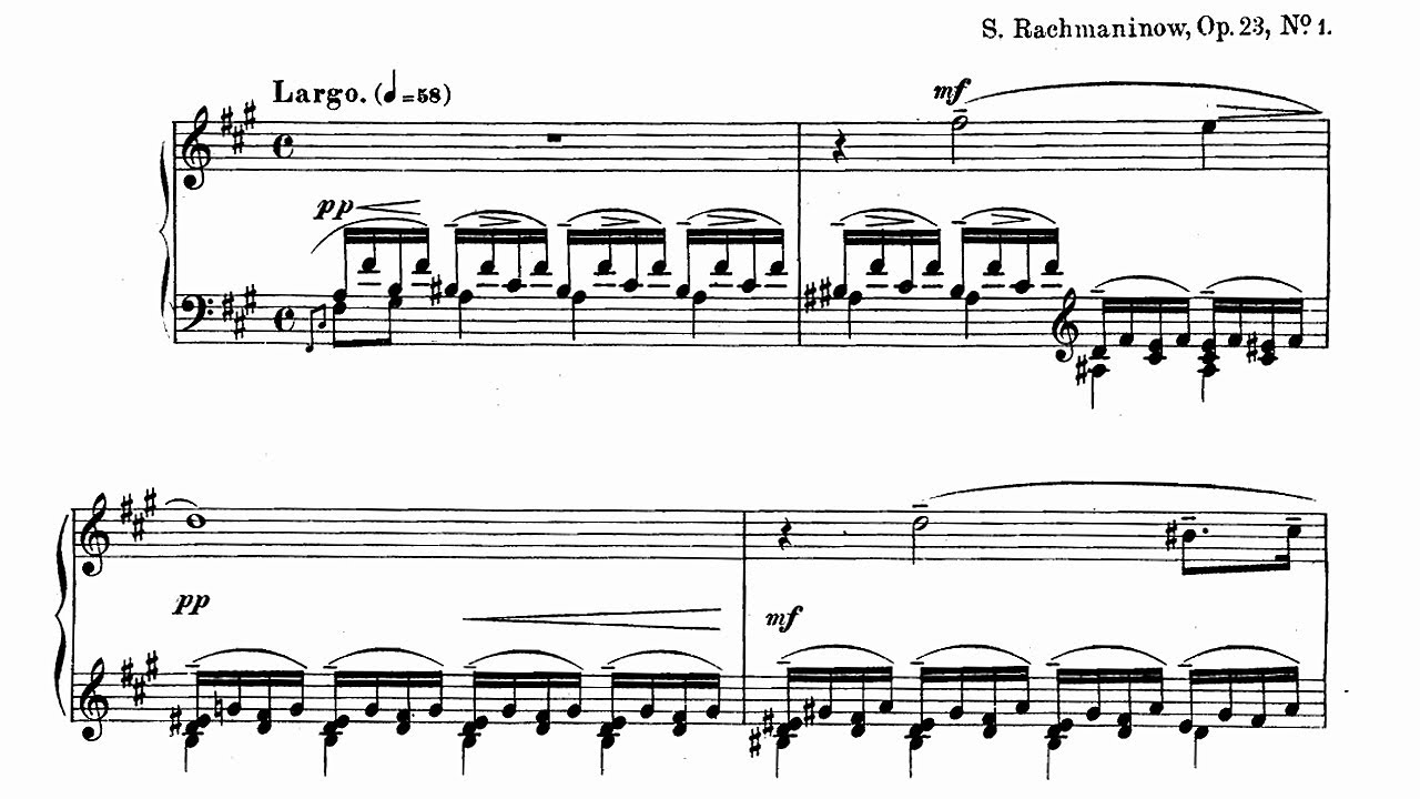 Rachmaninoff / Constance Keene, 1964: Prelude in F Sharp Minor Op. 23 No. 1 - Philips PHC 2-006