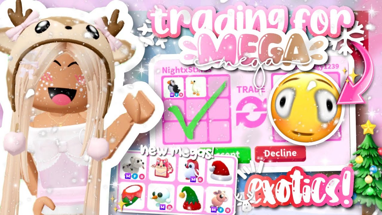 ОБМЕНИВАЮСЬ на МЕГАЭКЗОТИКИ в Adopt Me!🧣🎅🏻|| NightxStxrs