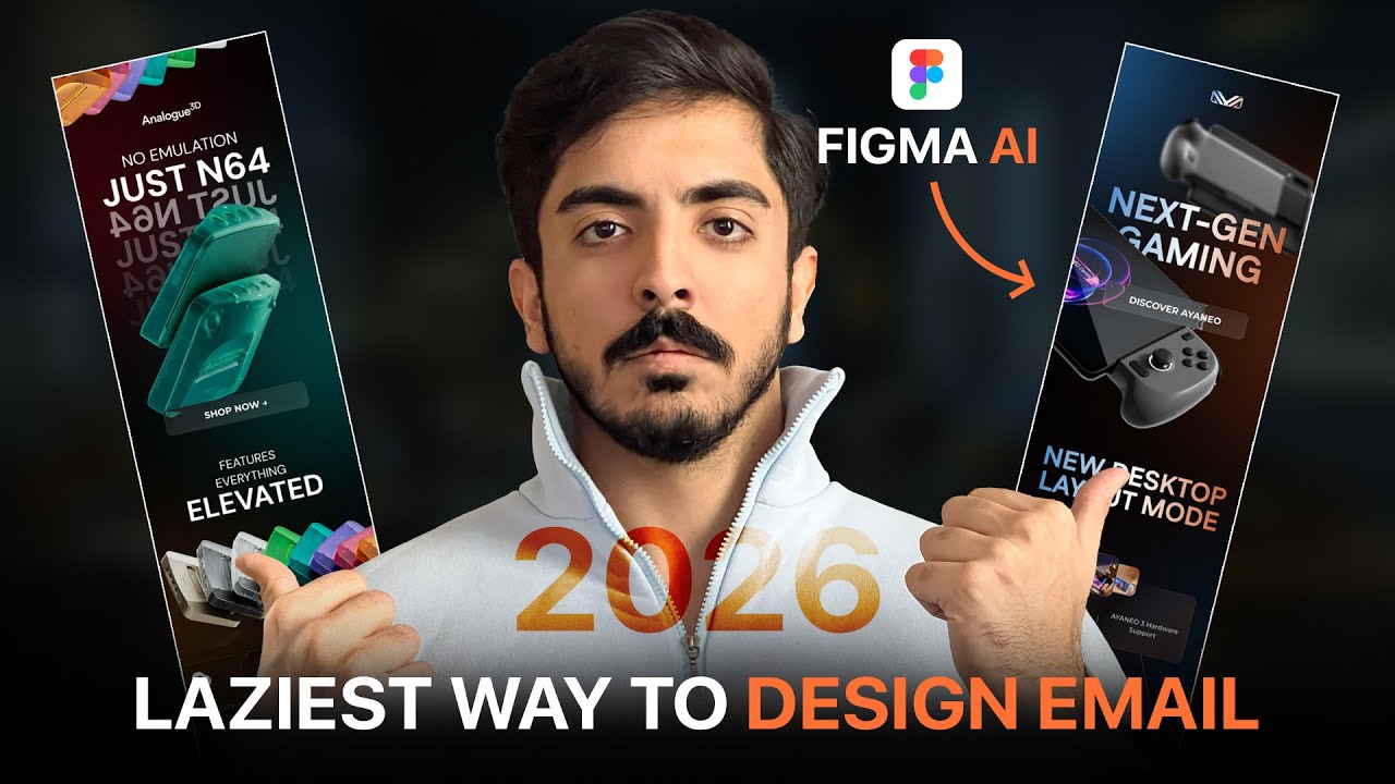 Laziest way to design high converting emails in 2026 | figma klaviyo course