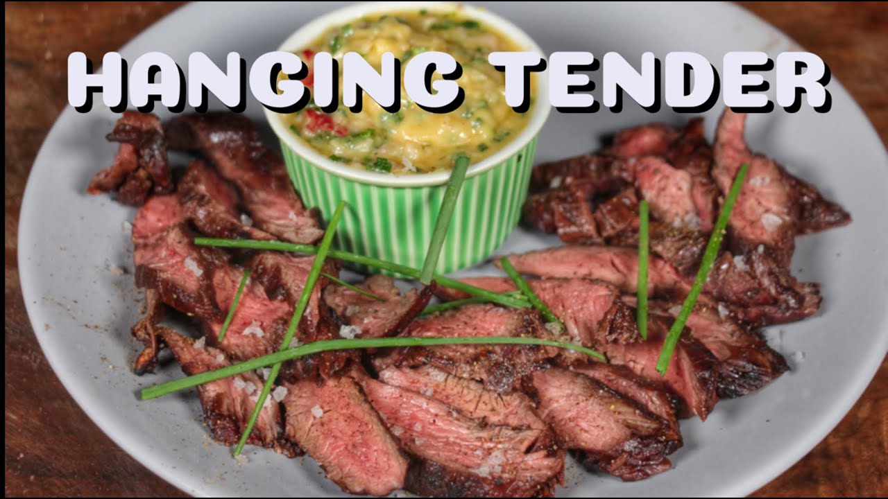Hanging Tender STEAK mit G&Ouml;TTERBUTTER - BUTTER mit KNOCHENMARK - deutsches BBQ-Video - 0815BBQ