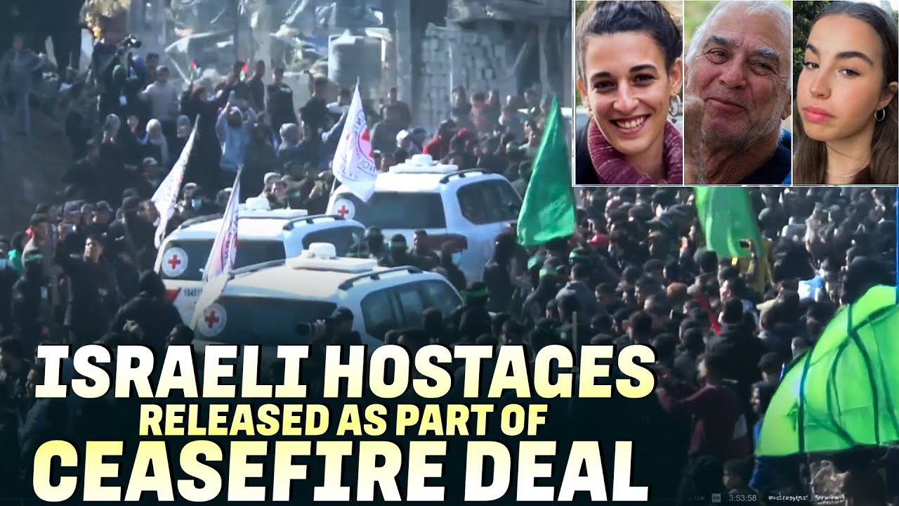 Israeli hostages released as part of ceasefire deal |Hamas | Agam Berger released |Red Cross