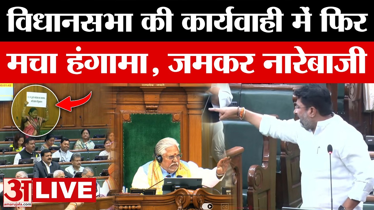 Bihar Vidhan Sabha LIVE: मचा हंगामा, जमकर नारेबाजी..बिहार विधानसभा की कार्यवाही लाइव | Nitish Kumar