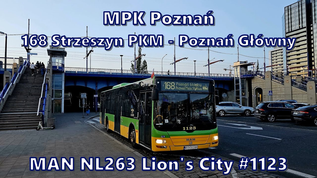 MPK Poznań - linia 168, MAN NL263 Lion's City #1123