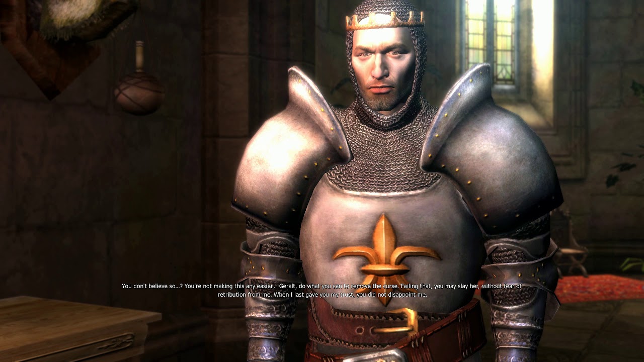 The Witcher: Geralt and King Foltest reunion