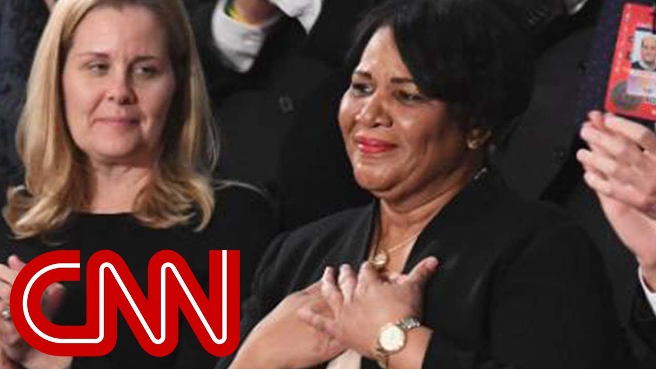 Trump's praise brings Alice Johnson to tears at State of the Union