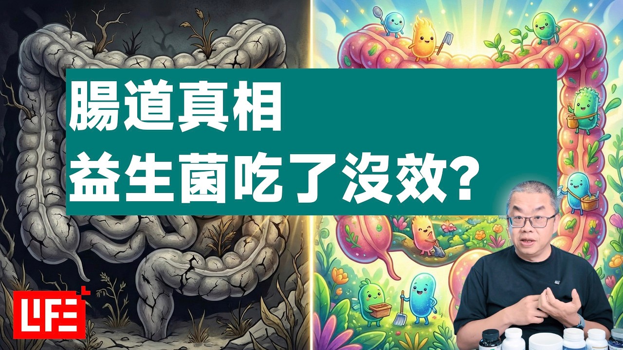 【腸道真相】益生菌吃了沒效？原來你少餵了「這個」！3分鐘搞懂益生菌、益生元、後生元的黃金關係 💡