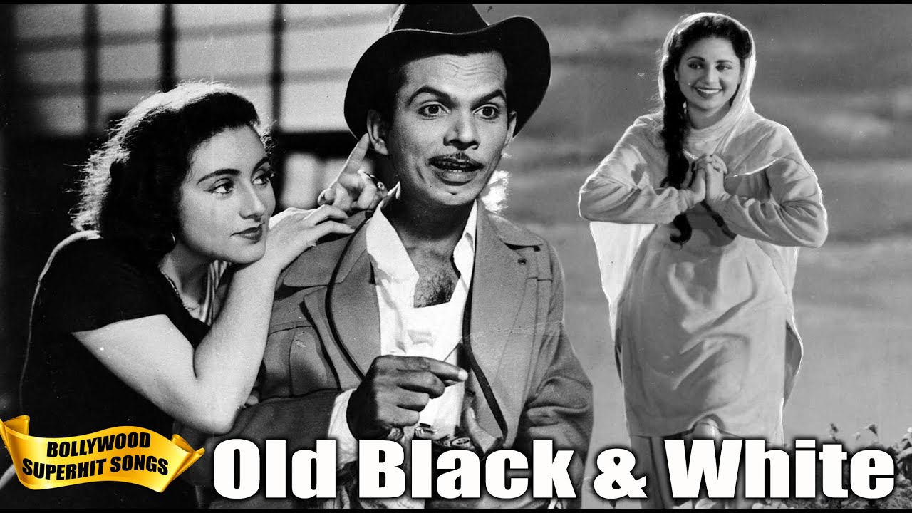 Old Hindi Songs  Black & White | Ultimate Bollywood Hit Songs Jukebox
