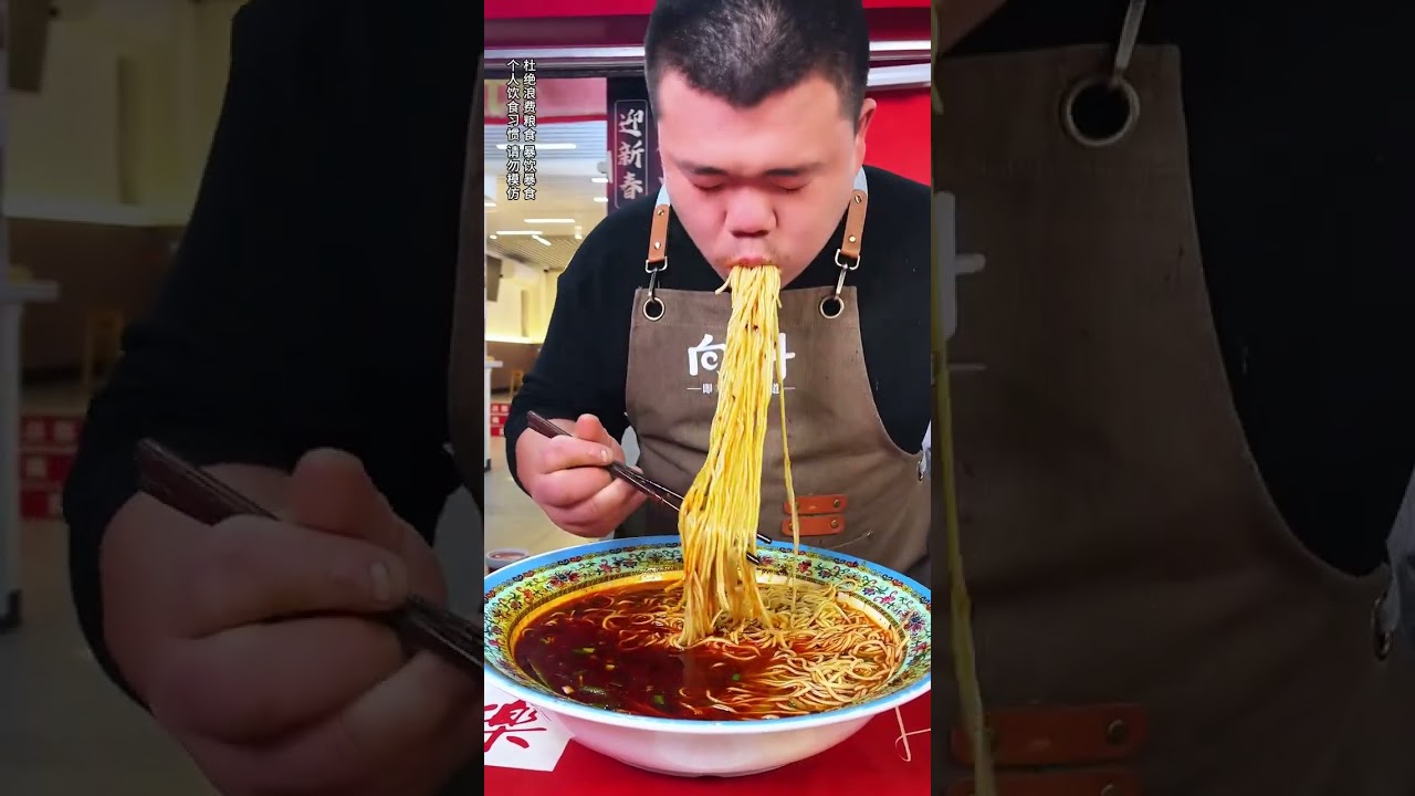 19-Year-Old Man Conquers 1 Jin Noodle Challenge in Just 4 Minutes