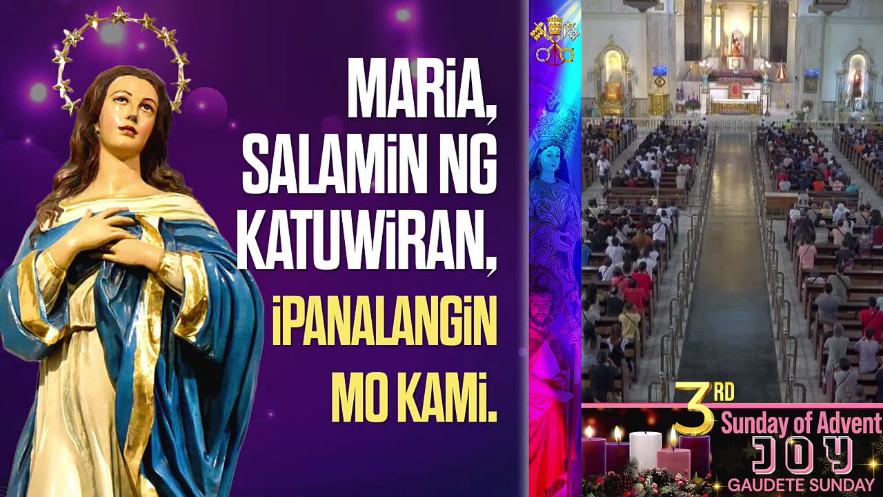 #QuiapoChurch 5PM LIVE MASS &bull; 13 December 2025 &bull; THIRD SUNDAY of Advent (Anticipated Mass)