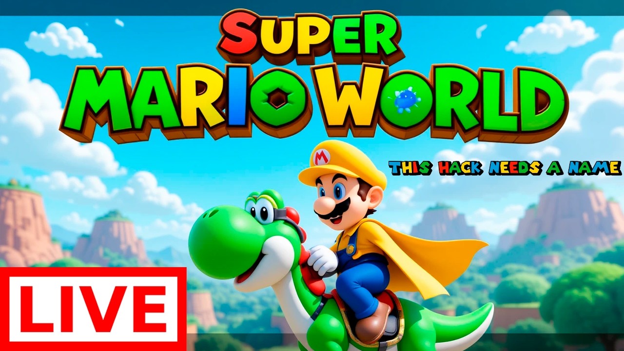 🔴Super Mario World: This Hack Needs a Name 100%  [ AO VIVO ]