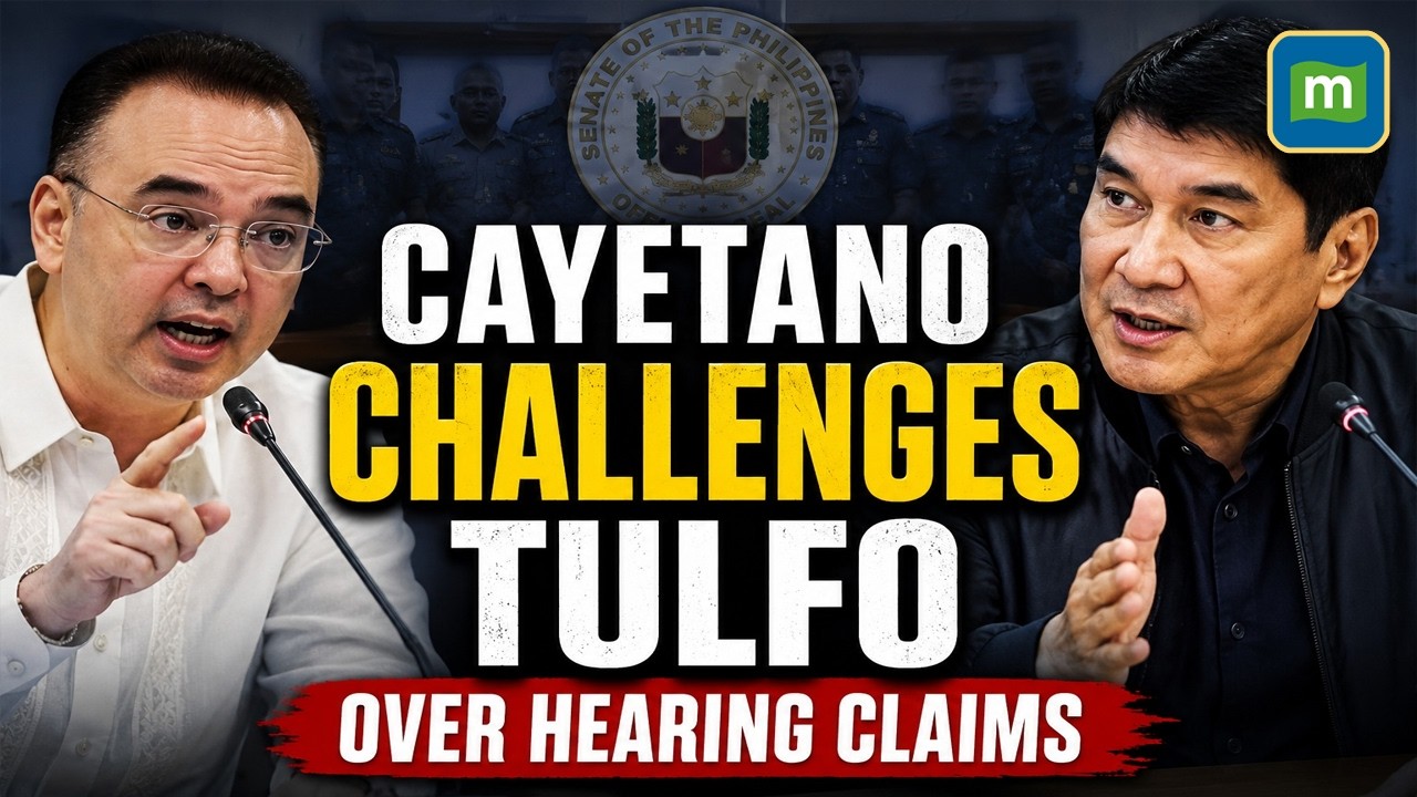 Alan Cayetano Hits Back at Erwin Tulfo Over Missing Senators in Flood Control Hearing