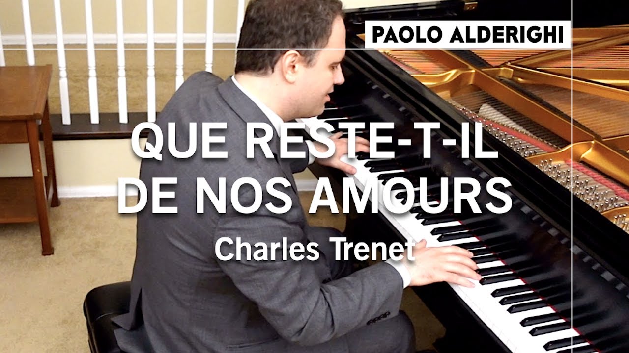 QUE RESTE-T-IL DE NOS AMOURS | Paolo Alderighi