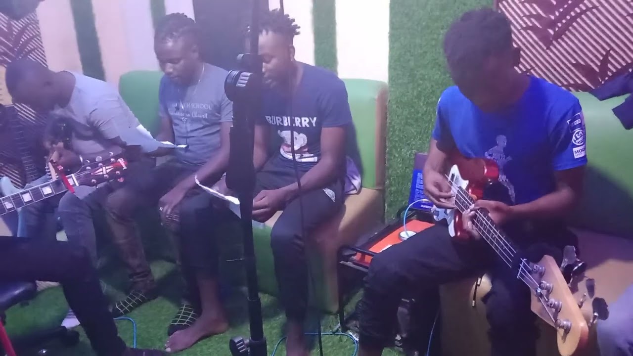 Safari ya nthaiyo studio recording at Hyramix production