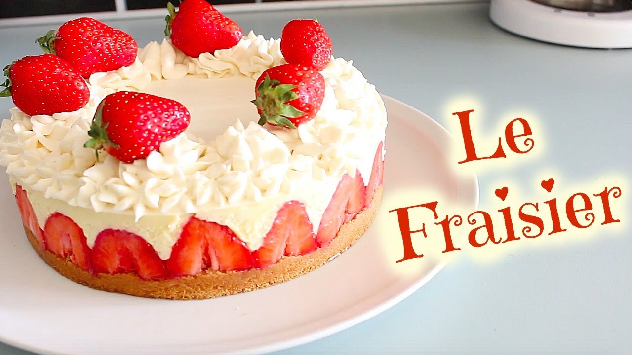 RECETTE DU FRAISIER (10 PARTS)  | CHOCOPRALINE