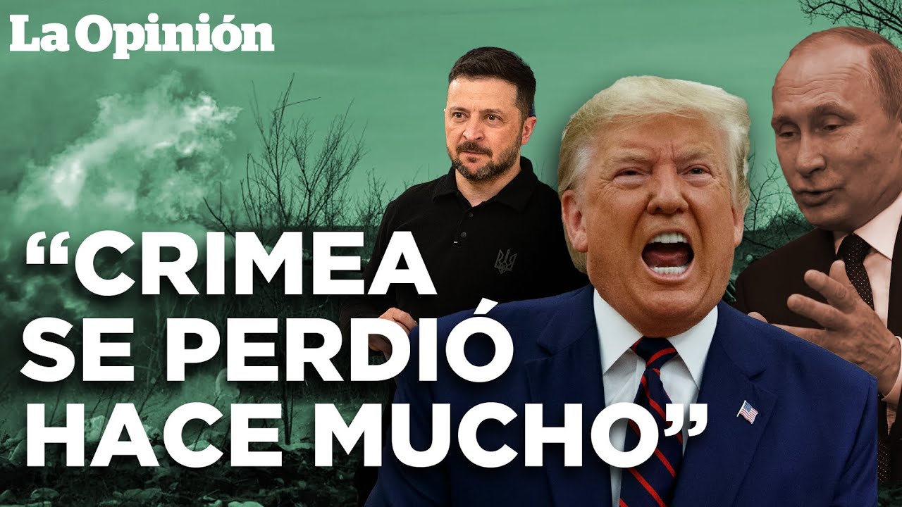 Trump enfurece tras negativa de Zelensky a reconocer anexión de Crimea a Rusia  | La Opinión