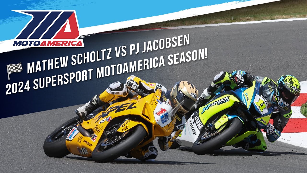 Mathew Scholtz vs. PJ Jacobsen: Best Supersport Battles of the 2024 MotoAmerica Season