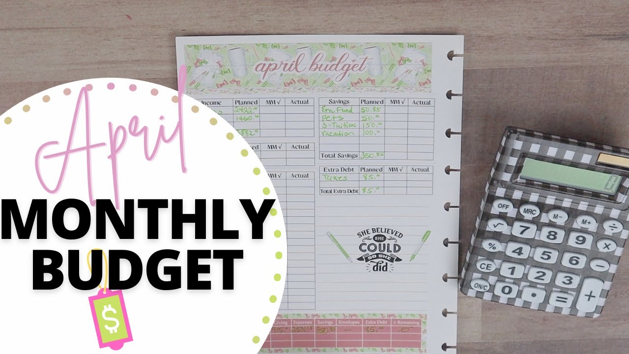 April 2021 BUDGET WITH ME | Monthly Budget + June New Releases | 💵Bonus & Raise | How To Budget