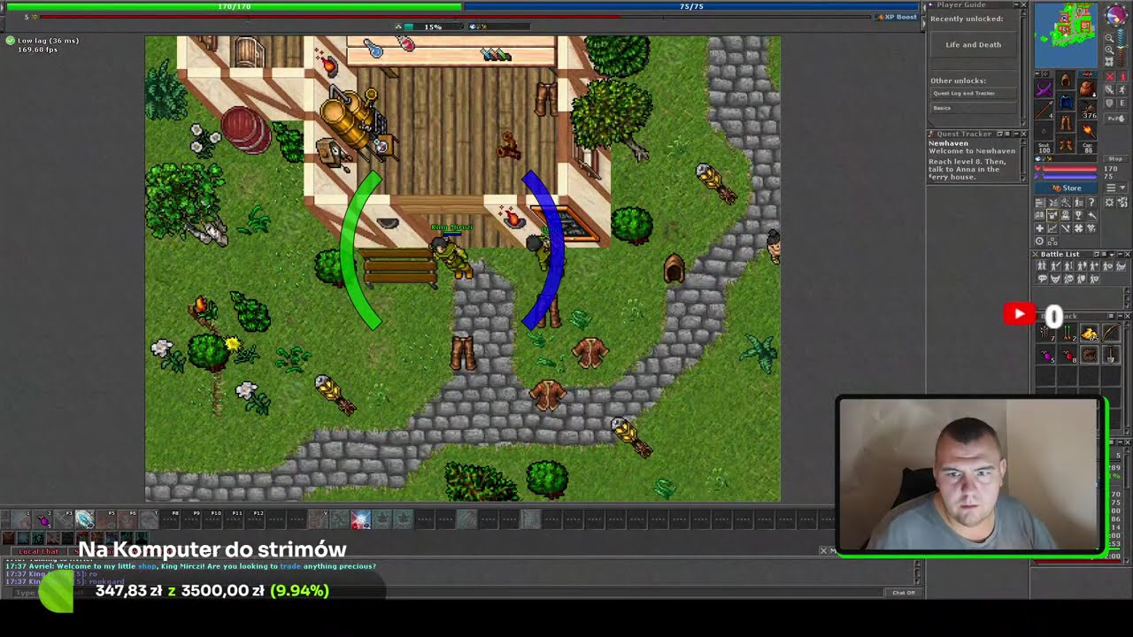 🔴 NA ŻYWO:Tibia Nowy Serwe Idyllia