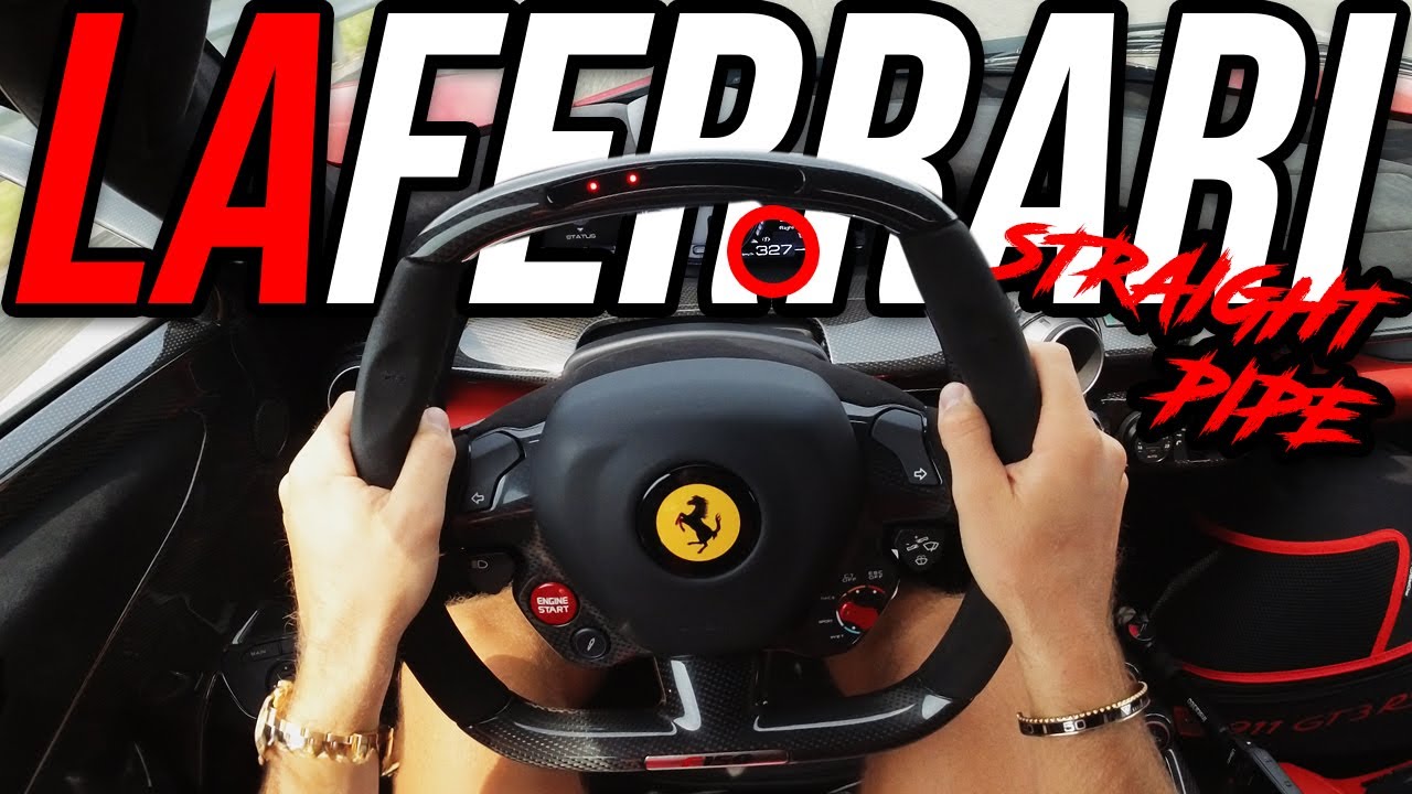 Ich fahre den lautesten Ferrari LaFerrari 😱| Straight Pipe V12 Monster | INSTA360 ONE RS